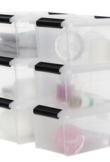 IRIS Design New Top Box - 5 liters - Set of 6 - DDNTB-5 - Transparent