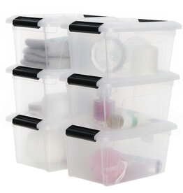 IRIS Design New Top Box - 5 liters - Set of 6 - DDNTB-5 - Transparent