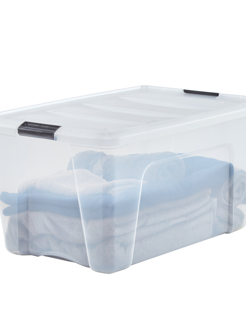 IRIS Design New Top Box - 45 liters - Set of 6 - DDNTB-45 - Transparent