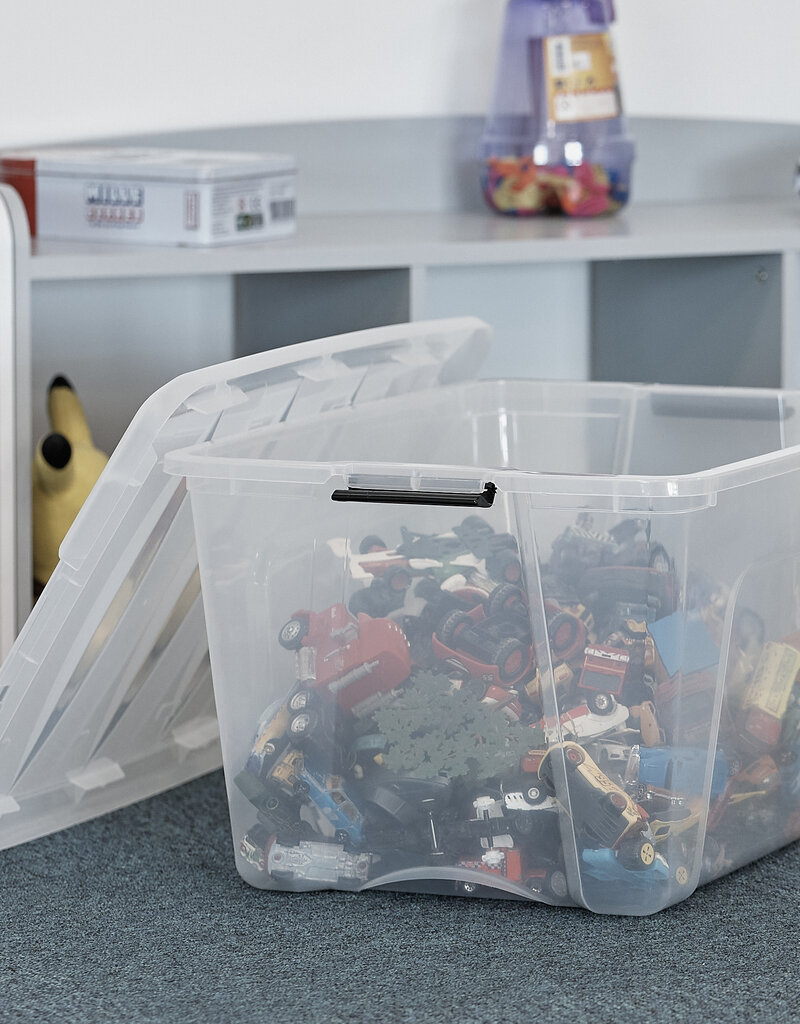 IRIS Design New Top Box - 45 liter - Set van 6 - DDNTB-45 - Transparant