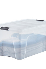 IRIS Design New Top Box - 45 liters - Set of 4 - DDNTB-45 - Transparent