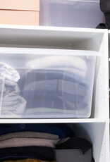 IRIS Design New Top Box - 45 liters - Set of 4 - DDNTB-45 - Transparent