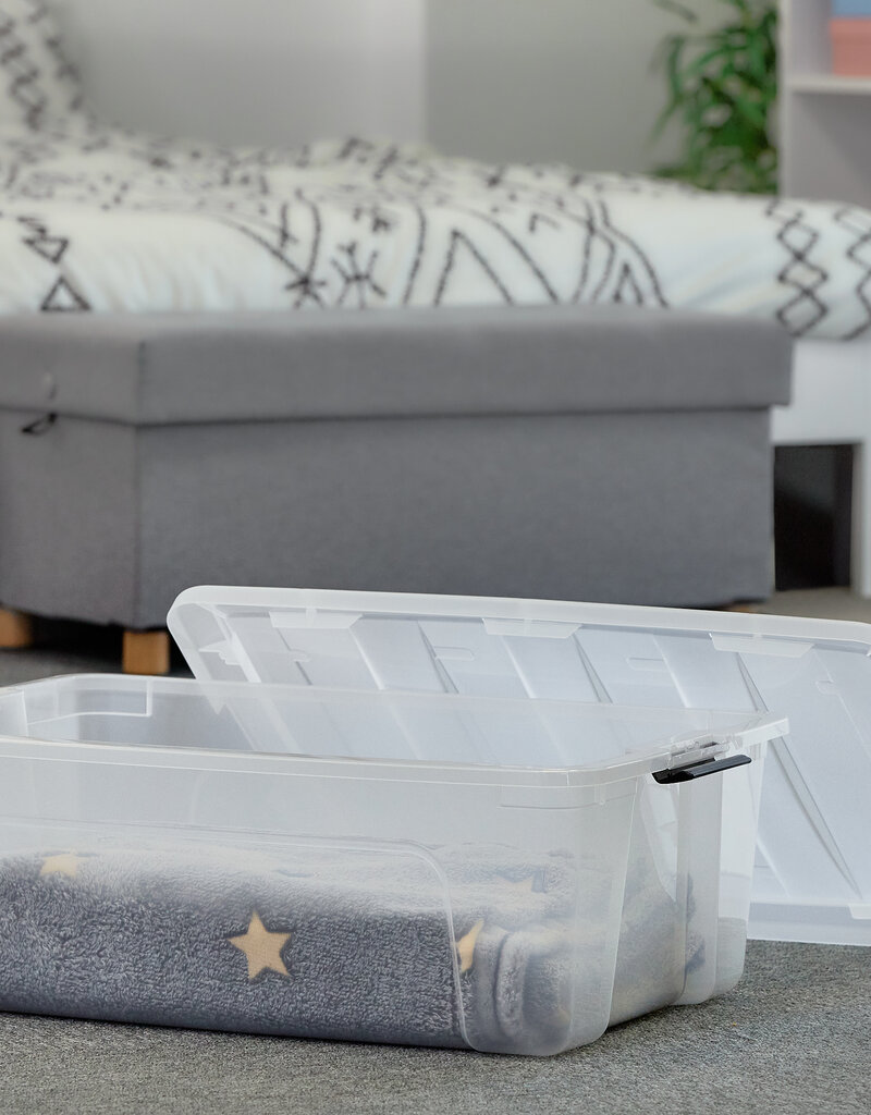 IRIS Design New Top Box - 30 liter - Set van 3 - DDNTB-30 - Transparant