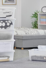 IRIS Design New Top Box - 30 liters - Set of 6 - DDNTB-30 - Transparent