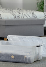 IRIS Design New Top Box - 30 liter - Set van 6 - DDNTB-30 - Transparant