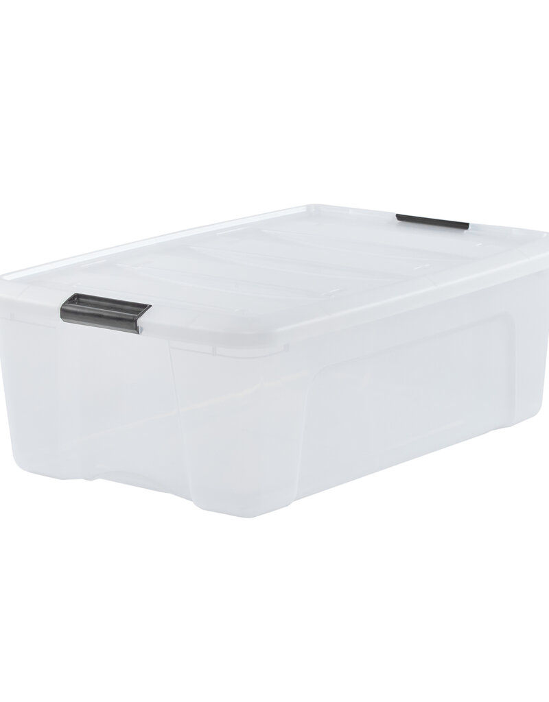 IRIS Design New Top Box - 30 liter - Set van 6 - DDNTB-30 - Transparant