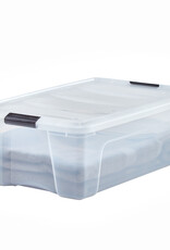 IRIS Design New Top Box - 30 liter - Set van 6 - DDNTB-30 - Transparant