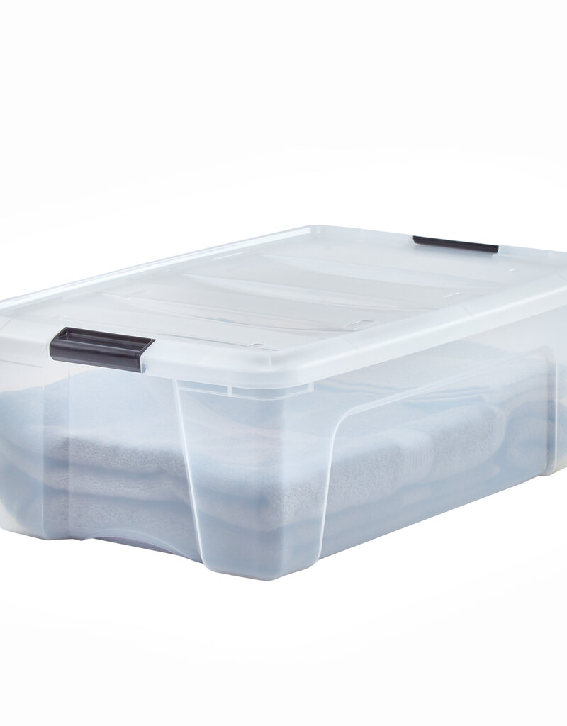 IRIS Design New Top Box - 30 liters - Set of 6 - DDNTB-30 - Transparent