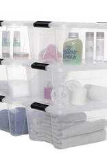 IRIS Design New Top Box - 15 liters - Set of 6 - DDNTB-15 - Transparent