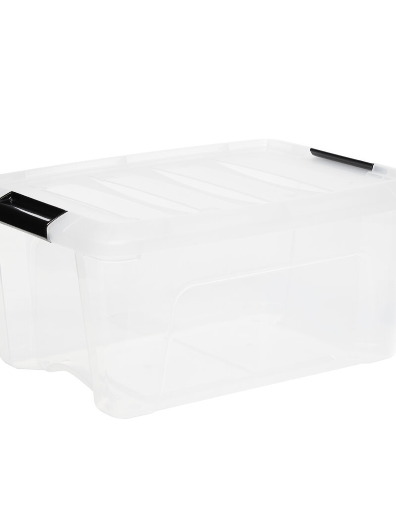 IRIS Design New Top Box - 15 liters - Set of 6 - DDNTB-15 - Transparent