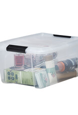 IRIS Design New Top Box - 15 liter - Set van 3 - DDNTB-15 - Transparant
