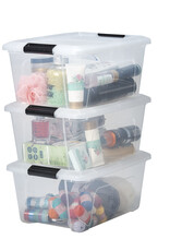 IRIS Design New Top Box - 15 liters - Set of 3 - DDNTB-15 - Transparent