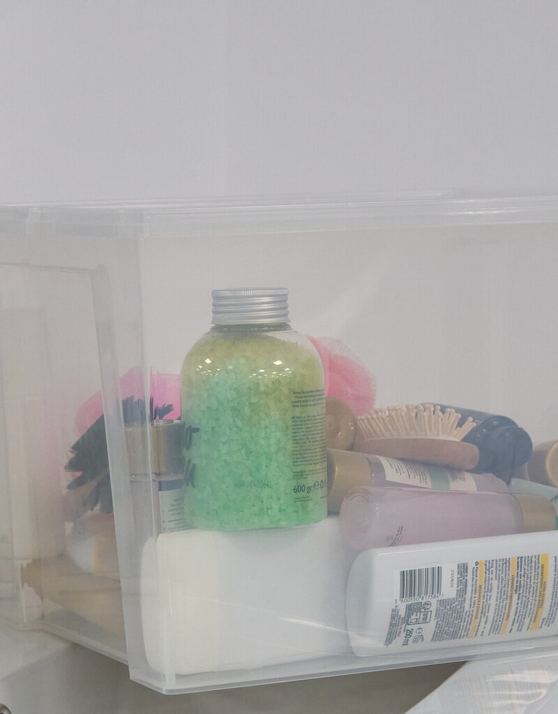 IRIS Useful Storage Box - 30 liter - set van 6 - USB-M - Transparant