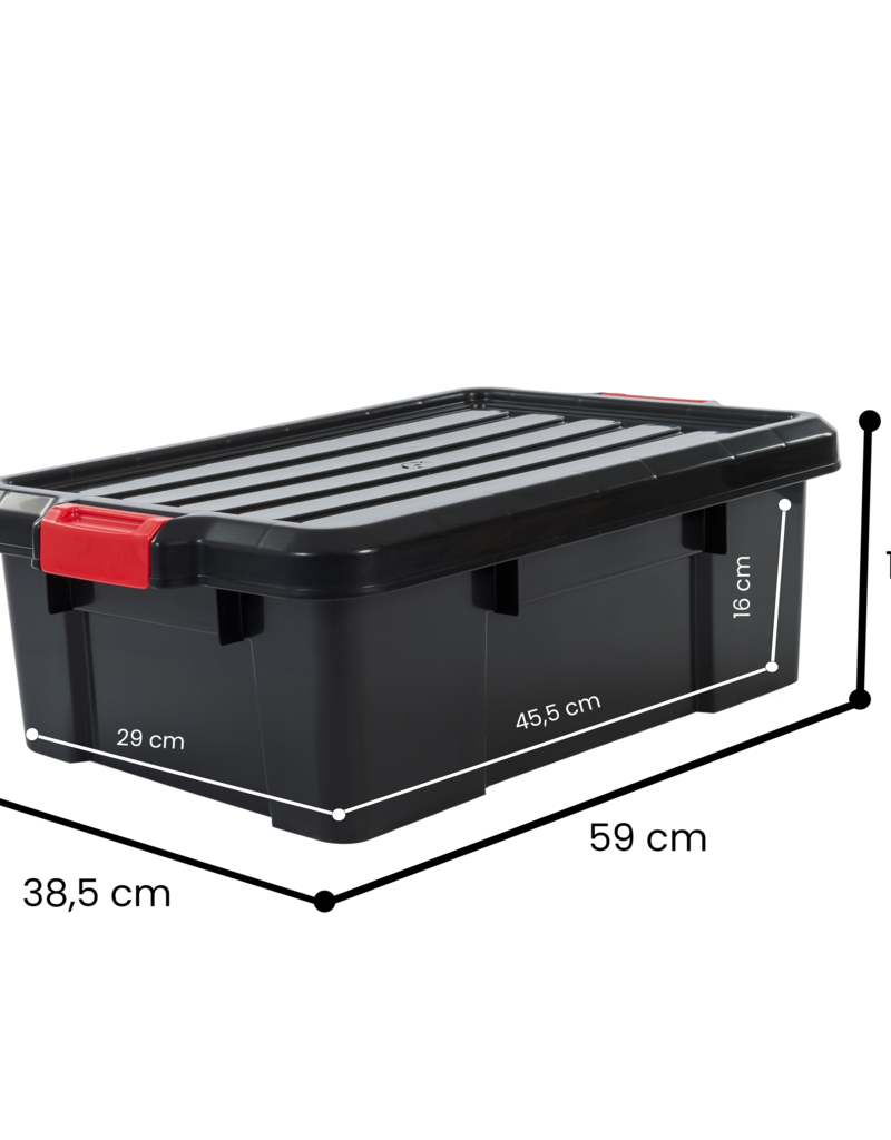 IRIS Power Box - 25 liter - set van 3 - SK-230 - Black