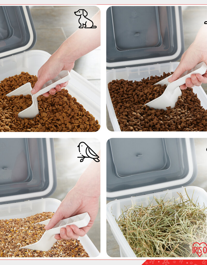 IRIS Air Tight Food Container - 20 liter - ATS- M - Grey