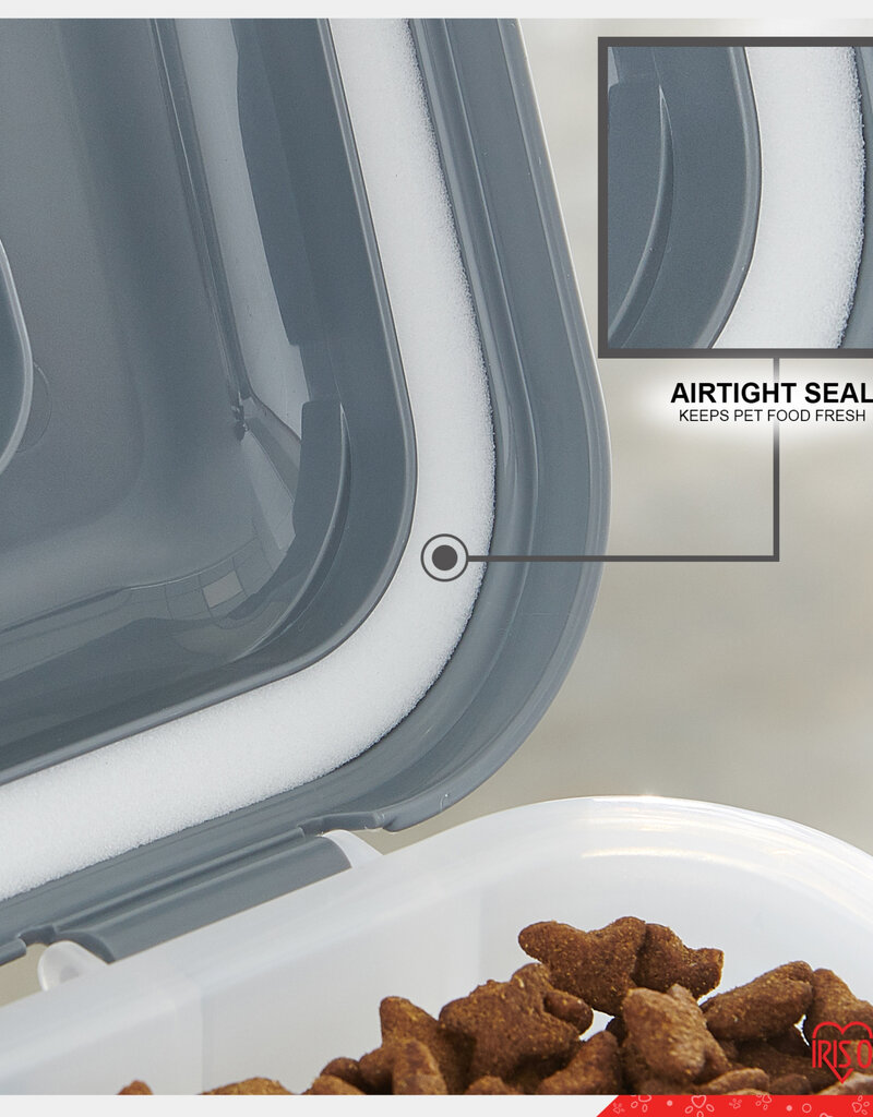 IRIS Air Tight Food Container - 20 liter - ATS- M - Grey