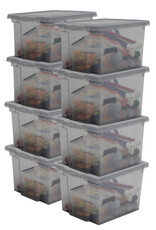 IRIS Useful Storage Box - 10 liter - set van 8 - DDUSB-S - Grey