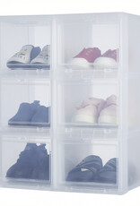 IRIS Drop Front Shoebox - maat S - set van 3 - EUDF-S - Transparant