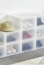 IRIS Drop Front Shoebox - maat S - set van 3 - EUDF-S - Transparant