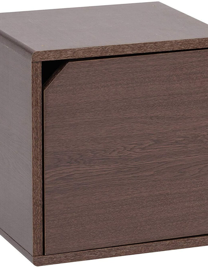 IRIS QR box met deur - Bruin - QR-34