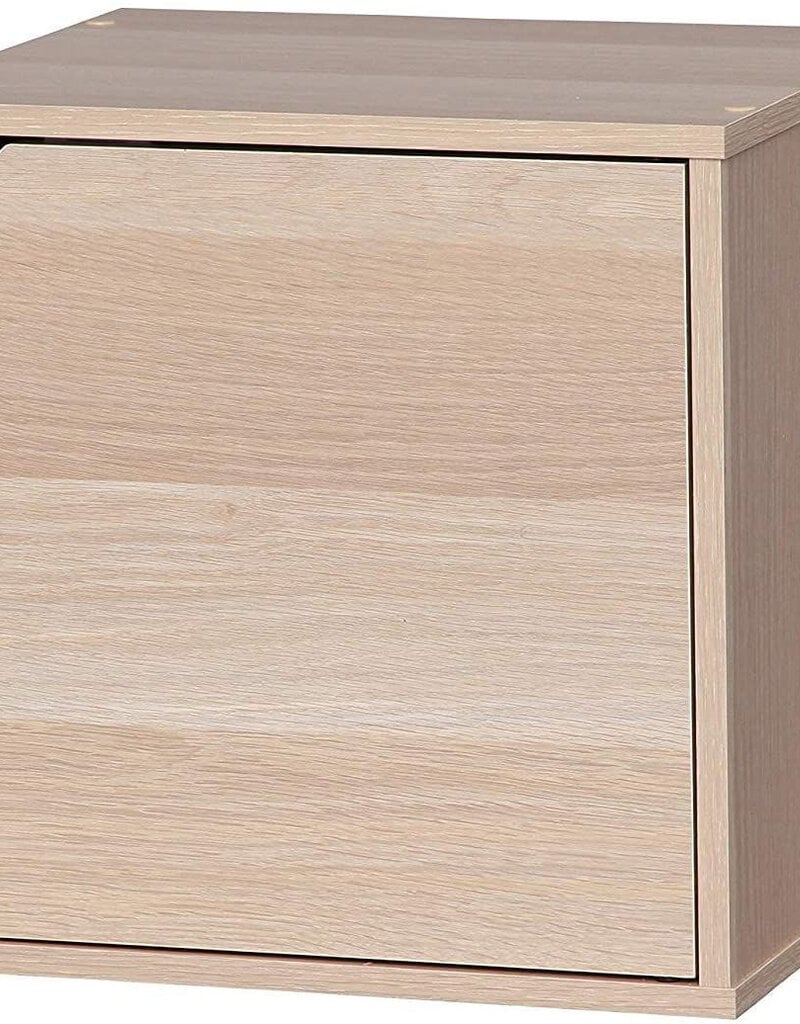 IRIS QR box with door- Light brown - QR-34