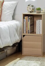 IRIS QR box with door- Light brown - QR-34