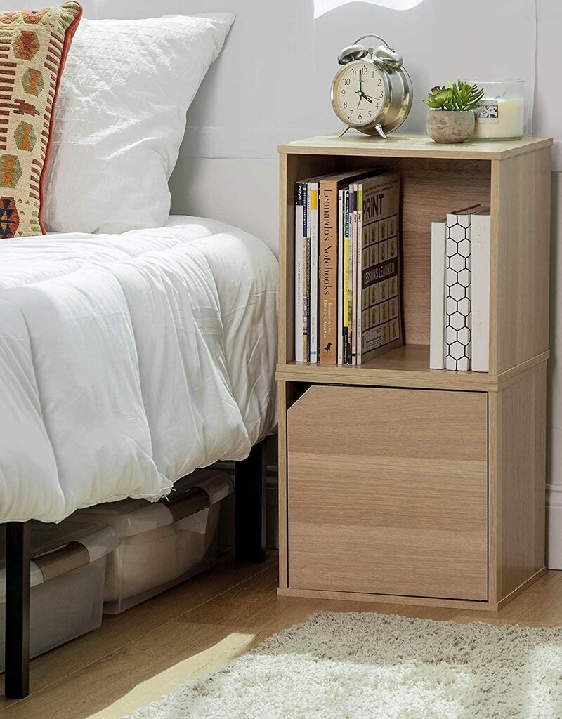 IRIS QR box with door- Light brown - QR-34