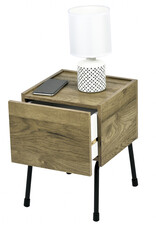 IRIS #FS]Side Table IWST-300 A.Br
