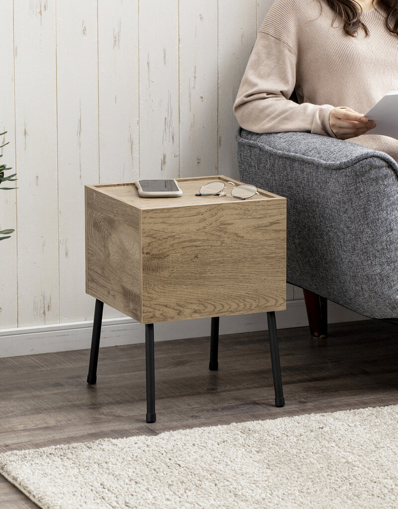 IRIS #FS]Side Table IWST-300 A.Br
