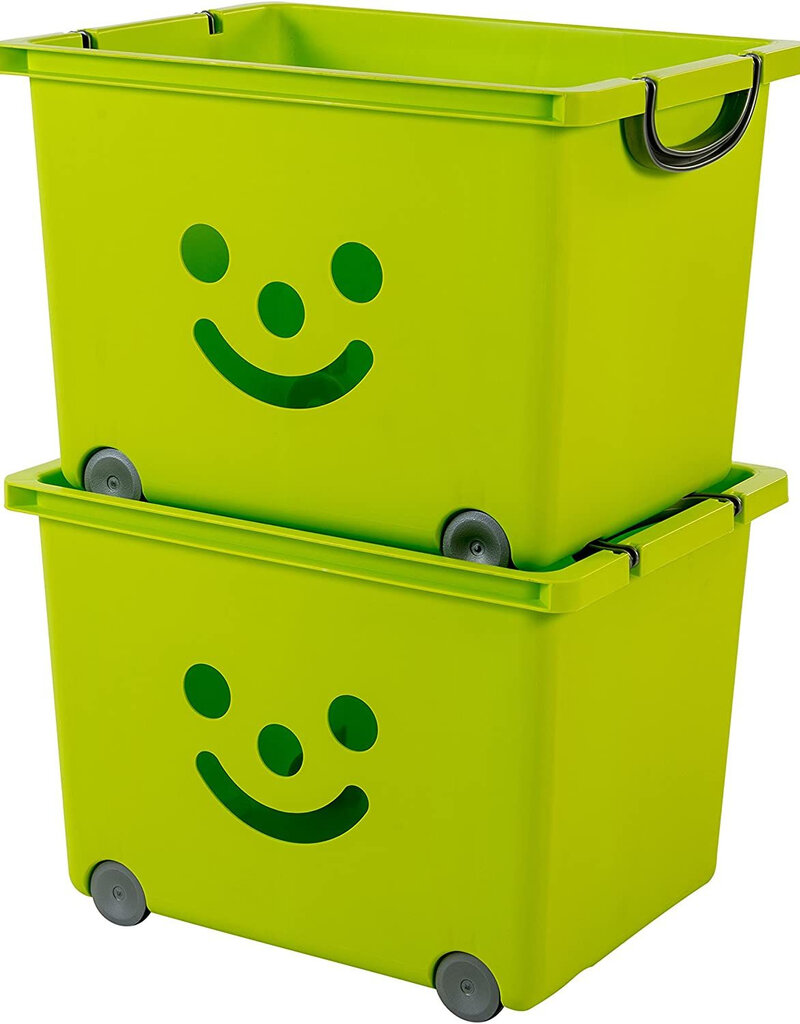 IRIS Kids Box - 34 liter - set of 2 - KCB-43 - Green
