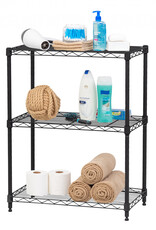 IRIS #Metal Rack 600 3-Tier Black MR-NS3-B