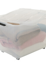 IRIS Rollerbox - 60 liter - set van 4 - TBR-60 - Transparant