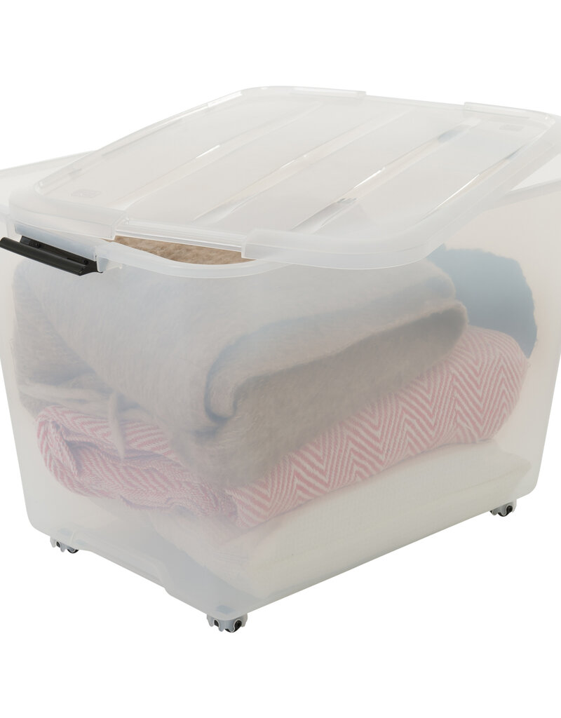 IRIS Rollerbox - 60 liter - set van 4 - TBR-60 - Transparant