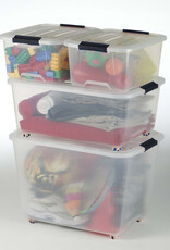IRIS Rollerbox - 60 liters - set of 4 - TBR-60 - Transparent