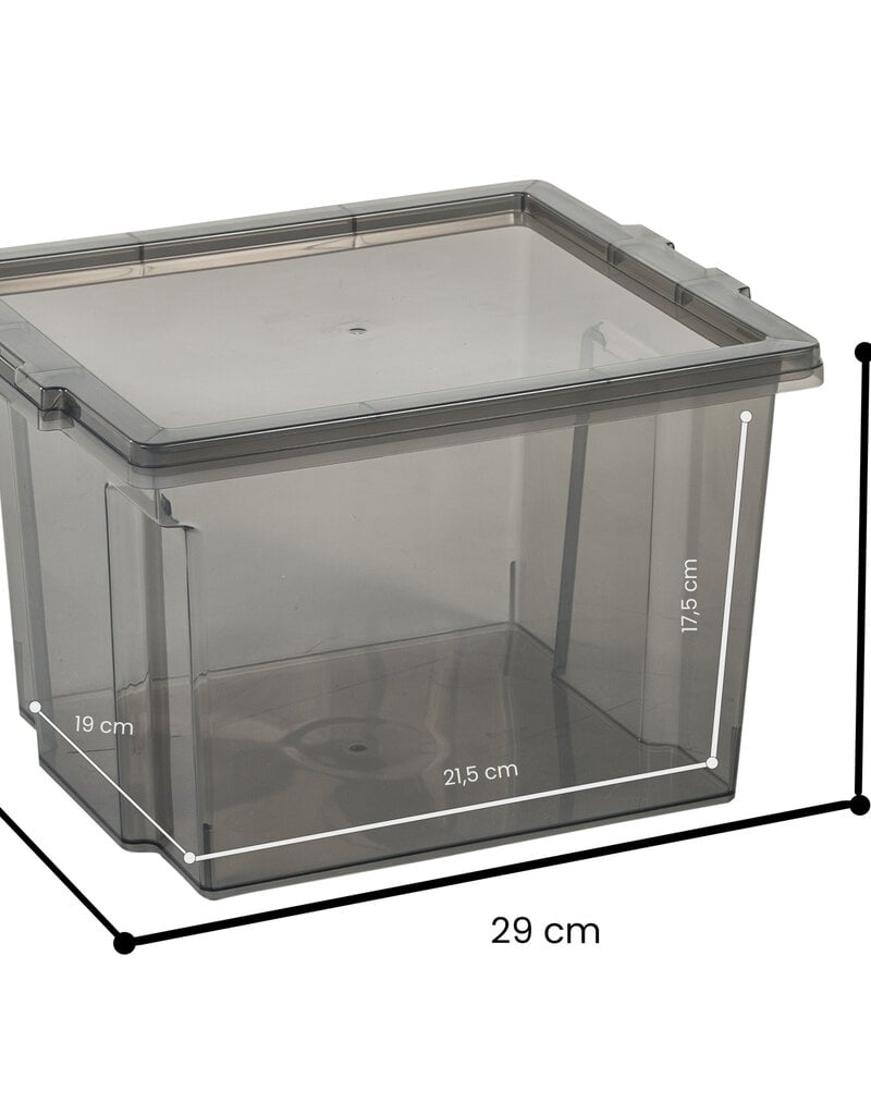 IRIS Useful Storage Box - 10 liter - set van 6 - USB-S - Grey