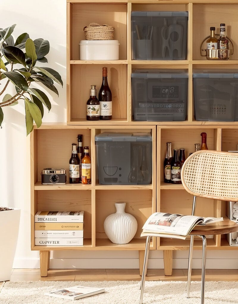 IRIS Useful Storage Box - 10 liter - set van 6 - USB-S - Grey