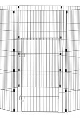 IRIS Wire Pet Circle 48 inch Black