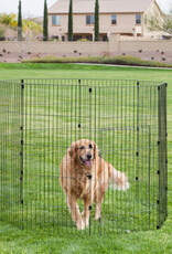 IRIS Wire Pet Circle 48 inch Silver