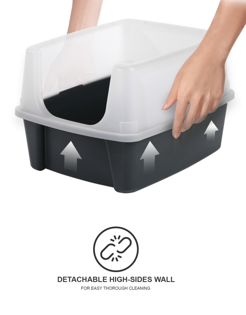 IRIS Kat Kleine Tray - CLH-12 - Grey