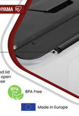 IRIS Wing Lid Box - 48 liter - set van 4 - CWL-48 - Transparant