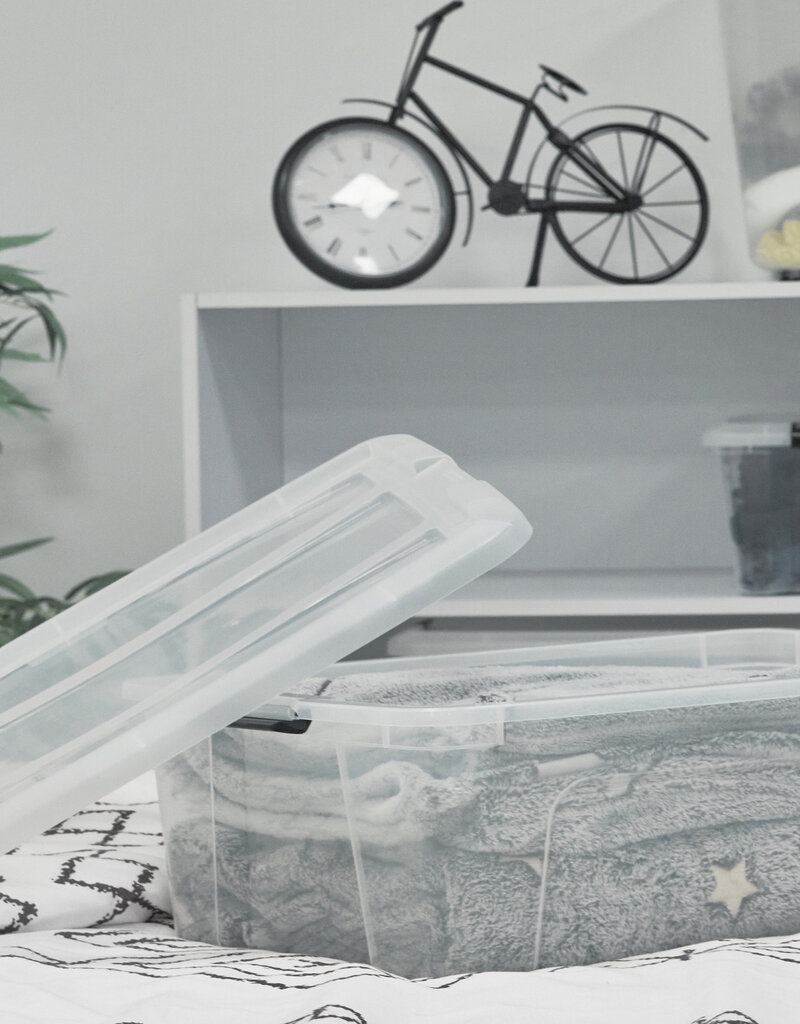 IRIS New Top Box - 30L - set of 6 - Transparent