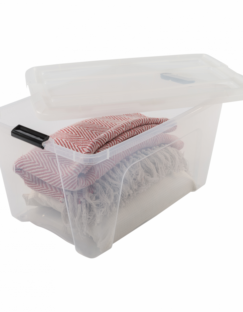 IRIS New Top Box - 45L - set of 4 - Transparent