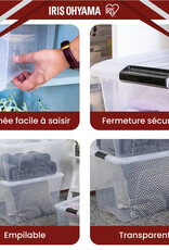 IRIS New Top Box - 60 liter - set van 2 - Transparant