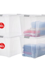 IRIS New Top Box - 60 liters - set of 4 - NTB-60 - Grey