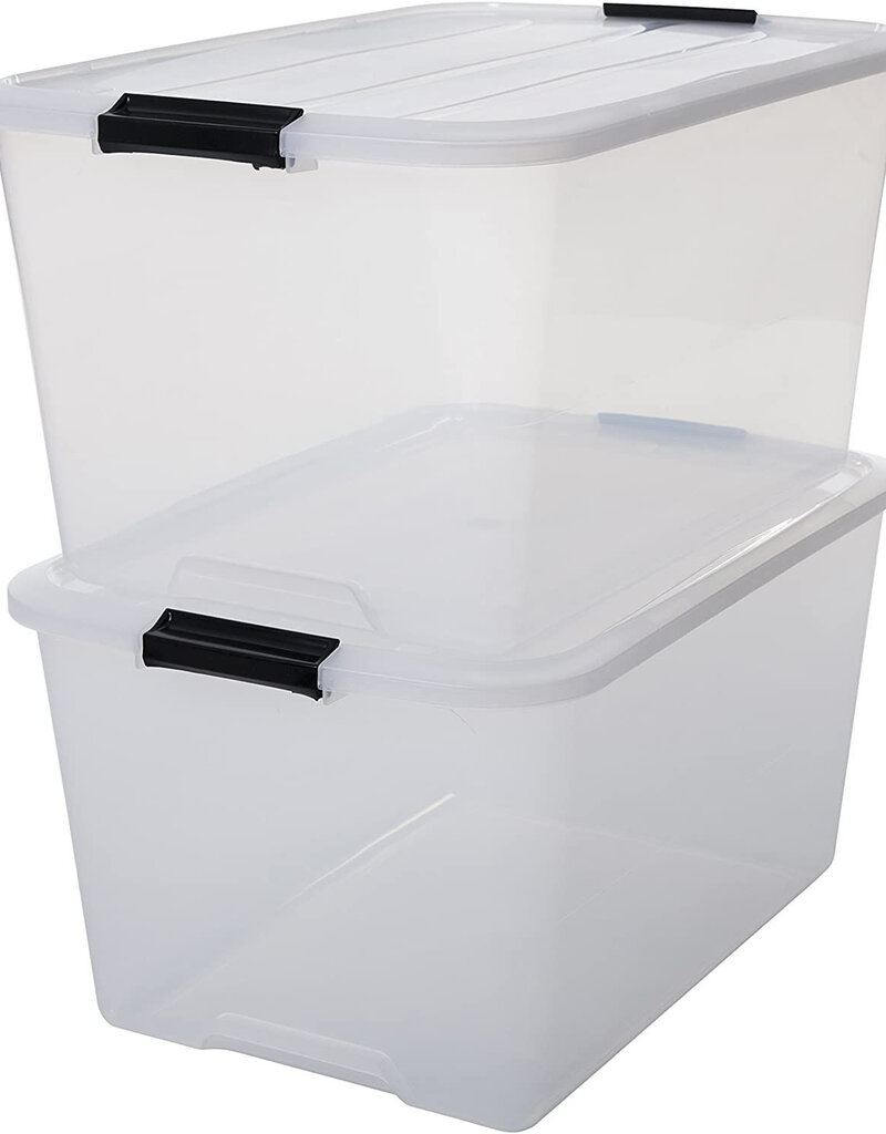 IRIS Top Box - 45 liter - set van 2 - TB-45 - Transparant