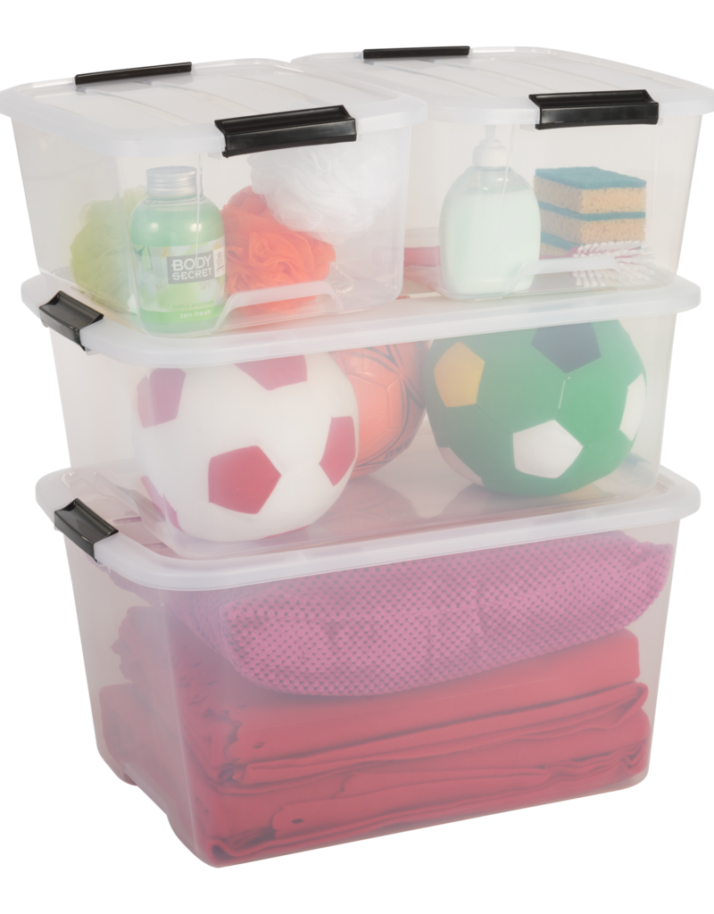 IRIS Top Box - 45 liters - set of 2 - TB-45 - Transparent