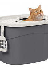 IRIS Kattenbak - Bovenste Ingang - TECL-20 - Grey