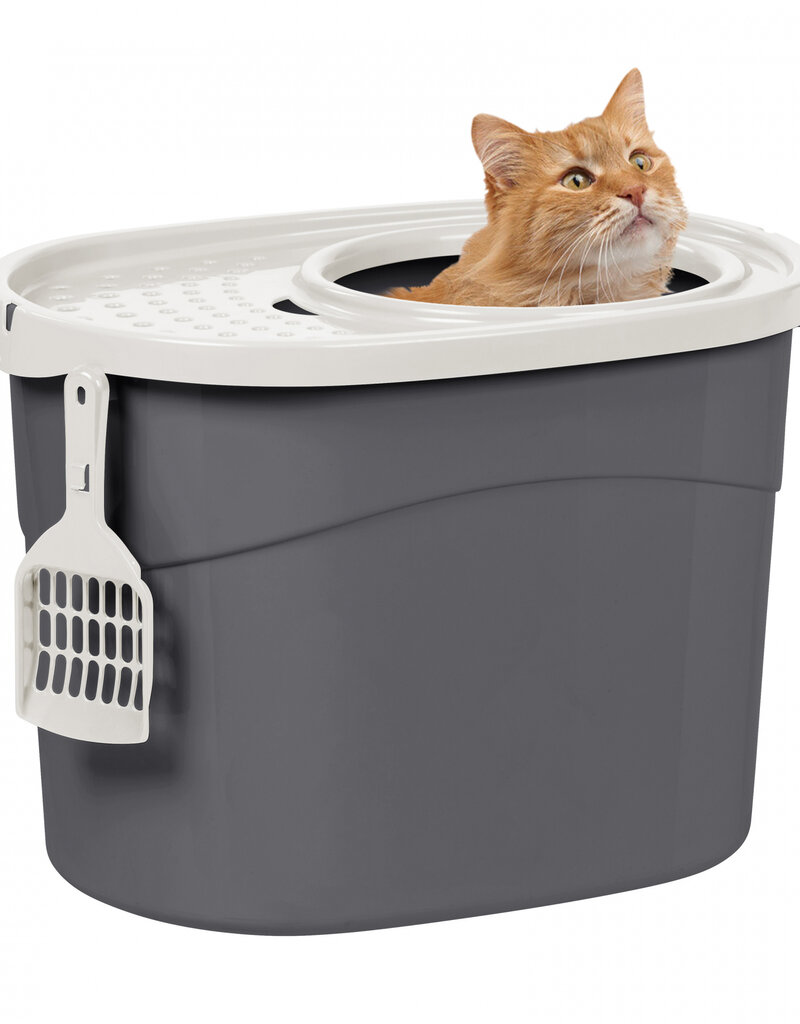 IRIS Kattenbak - Bovenste Ingang - TECL-20 - Grey