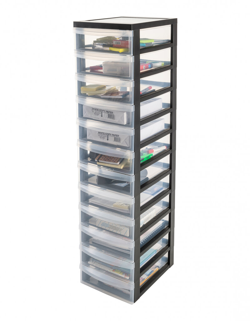 IRIS Design Chest - 12 drawers - DC-012 - Black