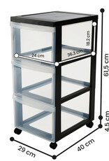 IRIS Design Chest -  3 lades - DC-303 - Black